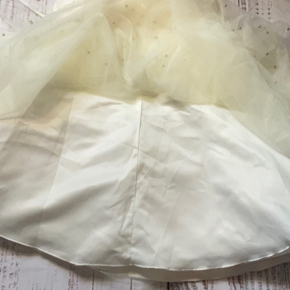 Elegant Cream Tulle Dress size 12 - Picture 6 of 10